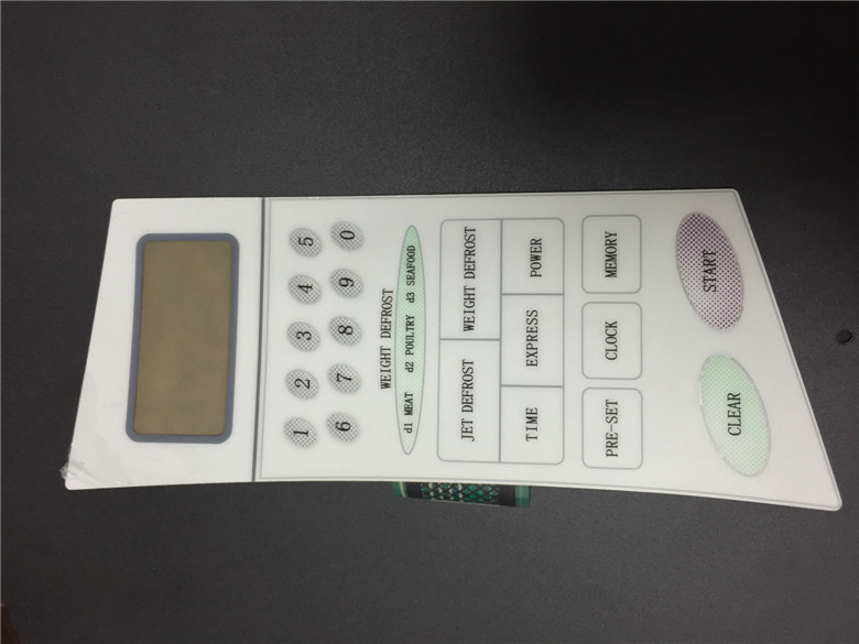 薄膜開關(guān)面板線路,工業(yè)工控薄膜按鍵,軟性線路薄膜銘板