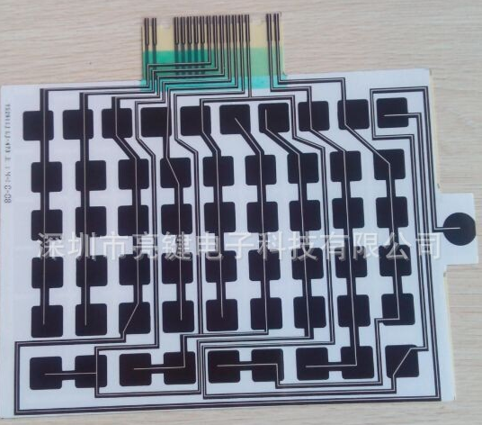 玩具薄膜開關(guān)銀碳導(dǎo)電線路印刷