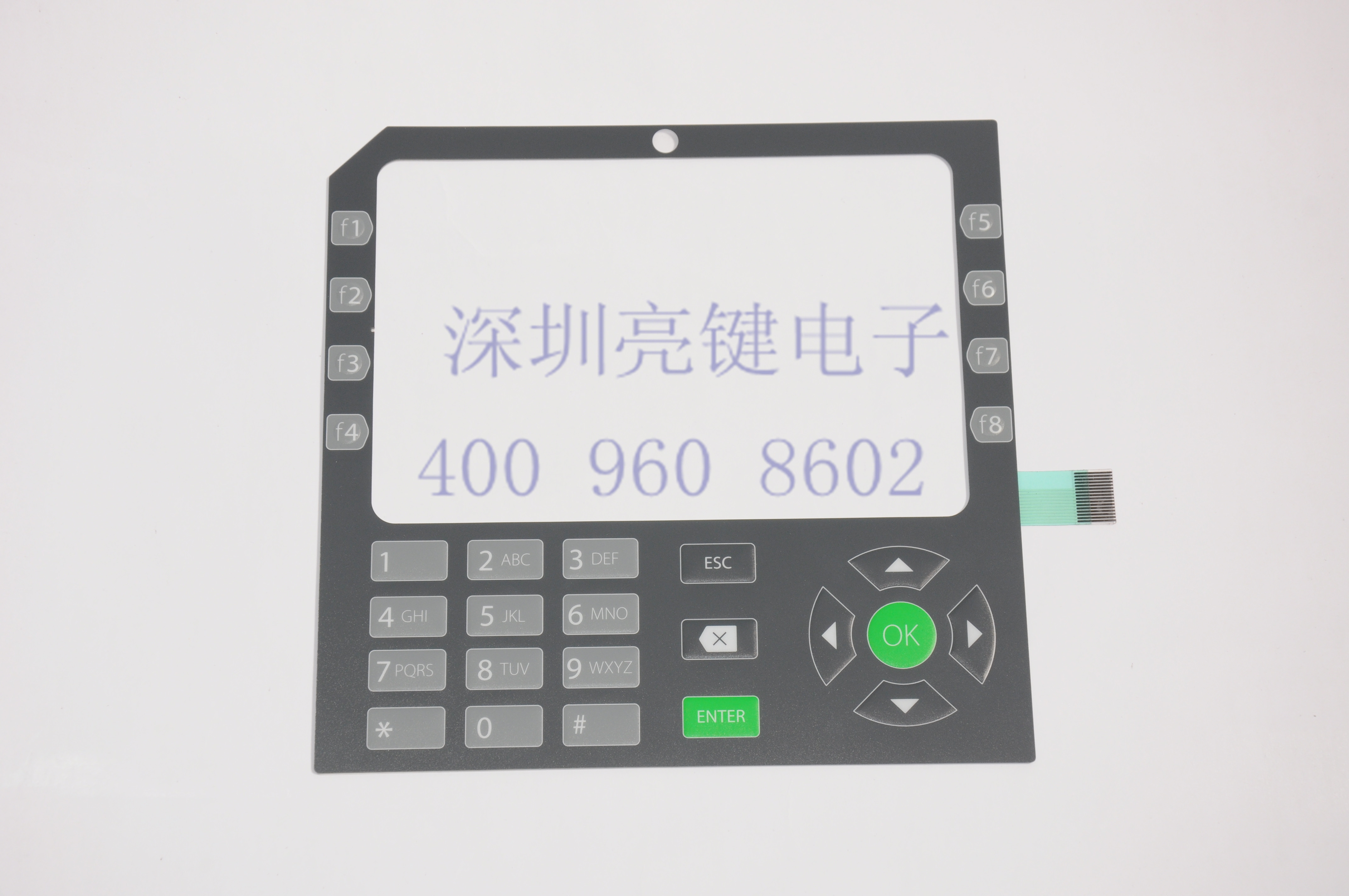 薄膜面板開關(guān),儀器設備薄膜開關(guān),工業(yè)薄膜面板