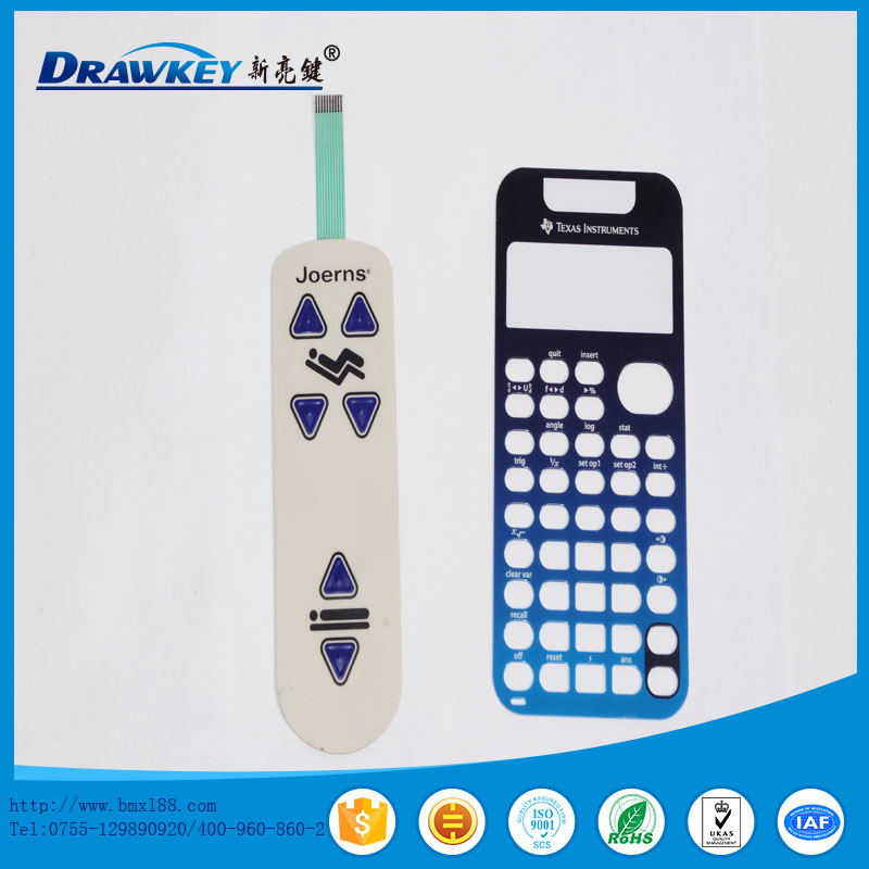 銘版軟性線路按鍵,面板薄膜開關(guān),觸摸面板