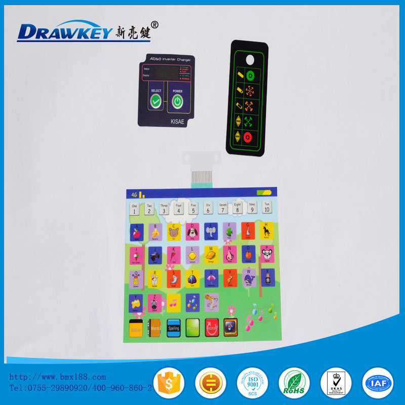 銘版軟性線路按鍵,觸摸面板,PET面板