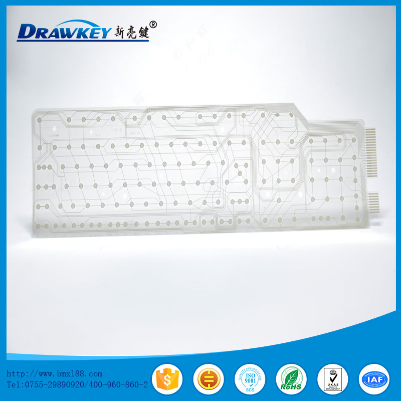 防水鍵盤銀碳線路導電膜,防水鍵盤感應片導電膜,亮鍵電子