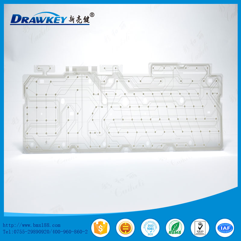 超強(qiáng)防水鍵盤導(dǎo)電膜,鍵盤導(dǎo)電銀漿線路,發(fā)光鍵盤防水感應(yīng)片,亮鍵電子