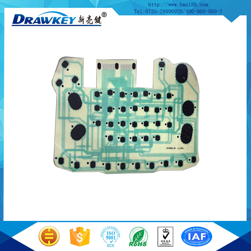 碳漿薄膜線路,碳漿線路,碳漿印刷線路