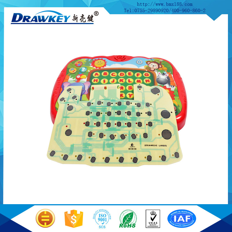 玩具開關(guān)線路印刷,玩具按鍵開關(guān)線路印刷,玩具線路印刷