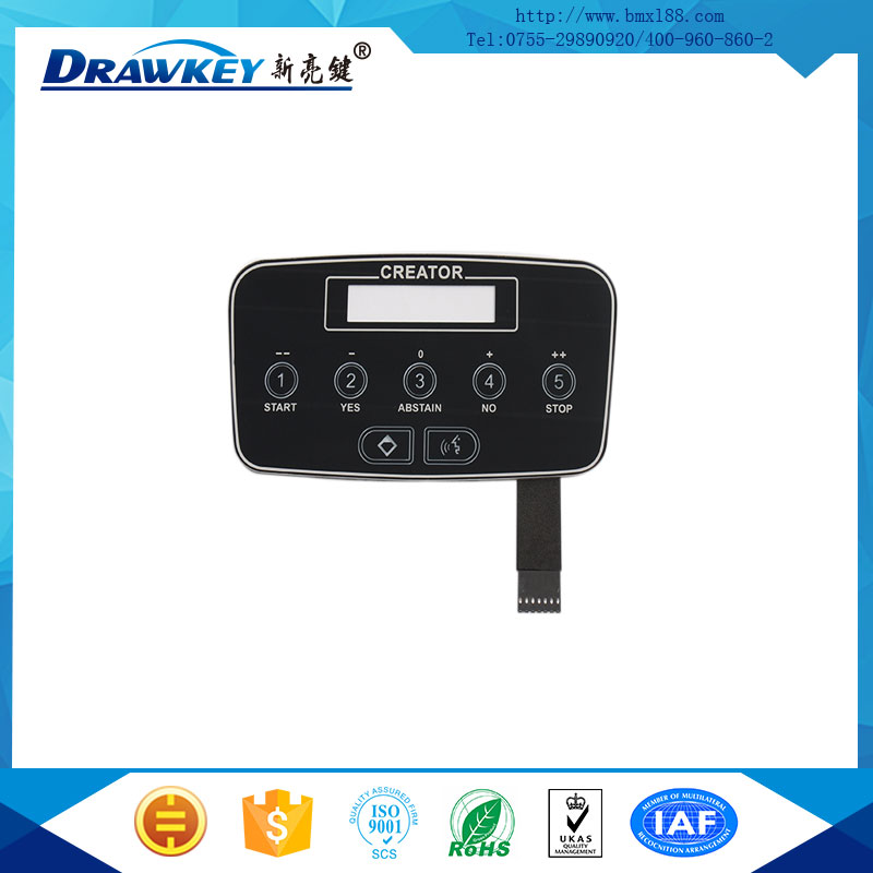 防水IP6薄膜按鍵,薄膜面板,柔性薄膜開關(guān) 防水IP6薄膜按鍵,薄膜面板,柔性薄膜開關(guān)