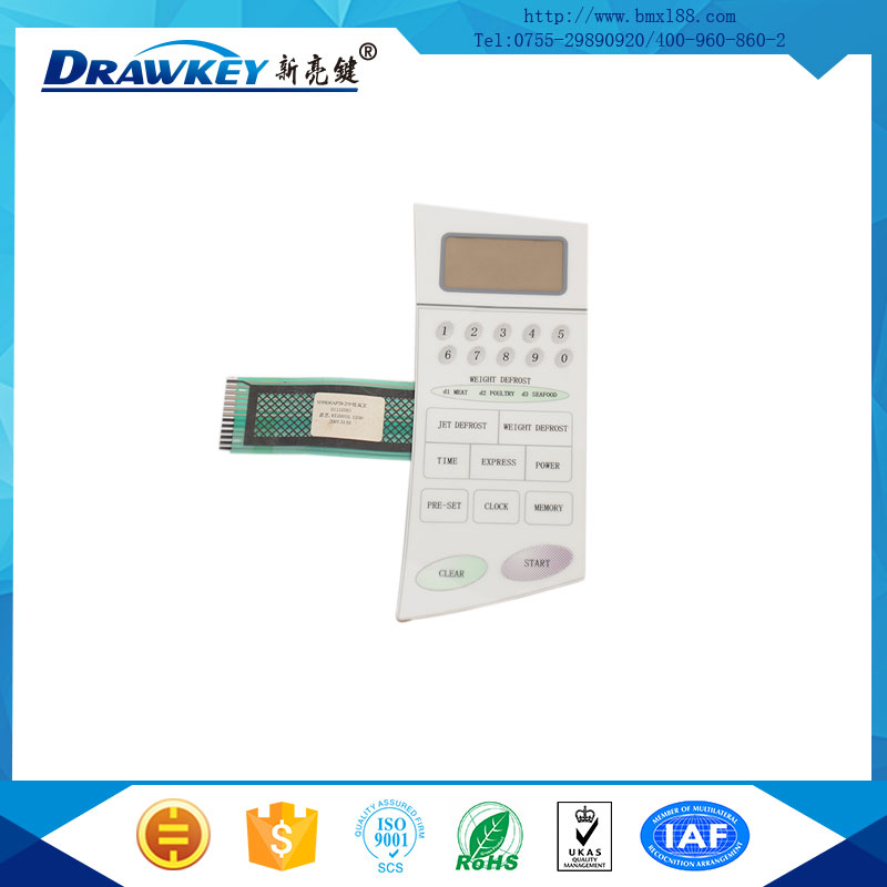 微波爐控制開(kāi)關(guān),柔性薄膜開(kāi)關(guān),按鍵膜