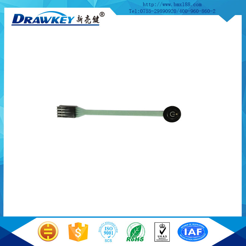 一鍵控制開關(guān),1鍵式薄膜開關(guān),柔性薄膜開關(guān)