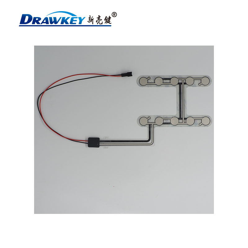 亮鍵電子按摩椅重量傳感器,汽車座椅薄膜開關(guān)傳感器,安全帶報警薄膜開關(guān)