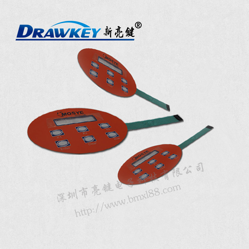 亮鍵醫(yī)療薄膜開關面板,戶外用品專業(yè)薄膜型開關,輕觸式薄膜開關定制